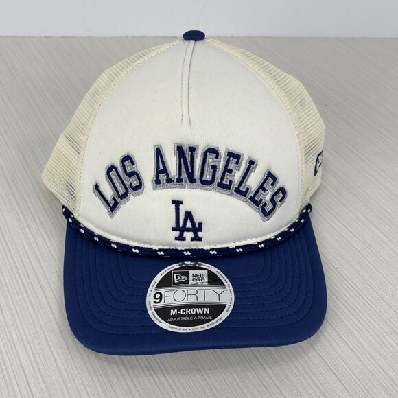 New Era 9FORTY Los Angeles Dodgers A-Frame M-Crown Adjustable Hat Cap OSFM - Picture 1 of 6